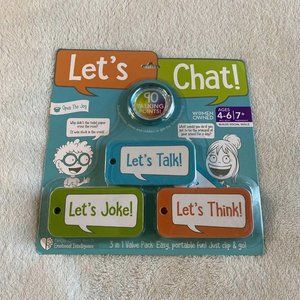 Open the Joy 3-in-1 Let's Chat Cards (Talk,‎ Joke, Think)